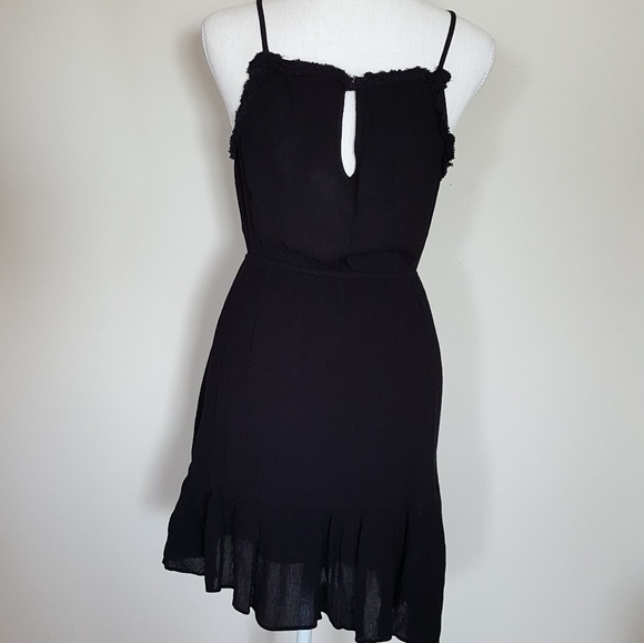 BCBG Black Baby Doll Dress Sz. Xs - Picture 4 of 7